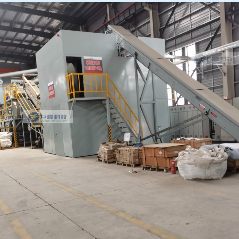 动力电池拆解破碎回收处理设备生产线