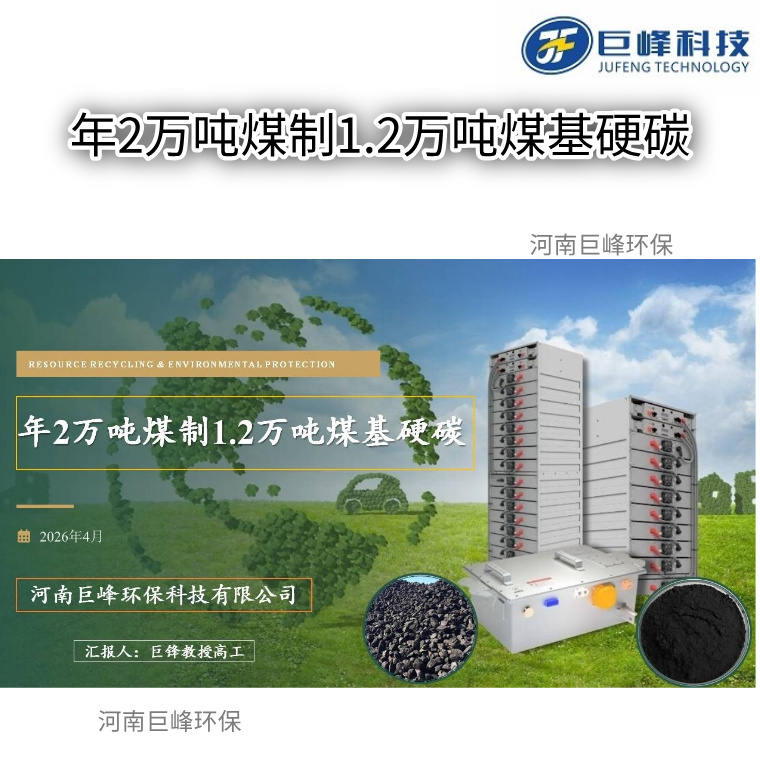 年2万吨煤制1.2万吨煤基硬碳